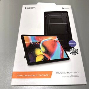 Spigen Galaxy Tab S8+ Plus Case‎ [Tough Armor Pro] Protective Cover ACS01609